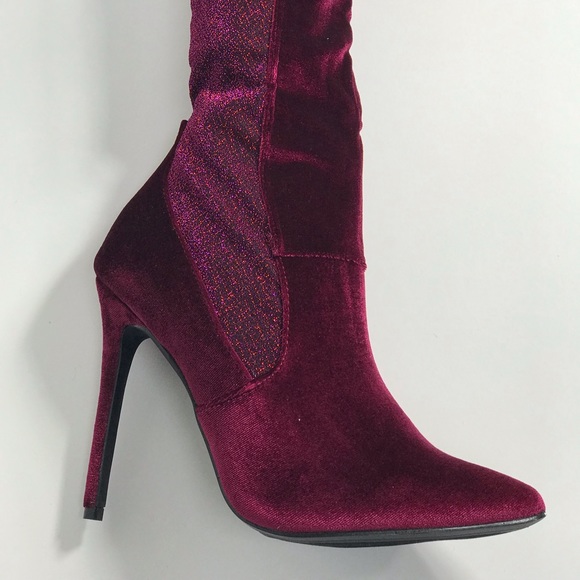Shoes - ♥️🔥♥️ velvet thigh highs ♥️🔥♥️